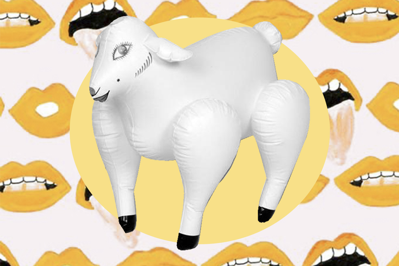Экстравагантное наслаждение с надувной овечкой YER VERY OWN LOVIN LAMB