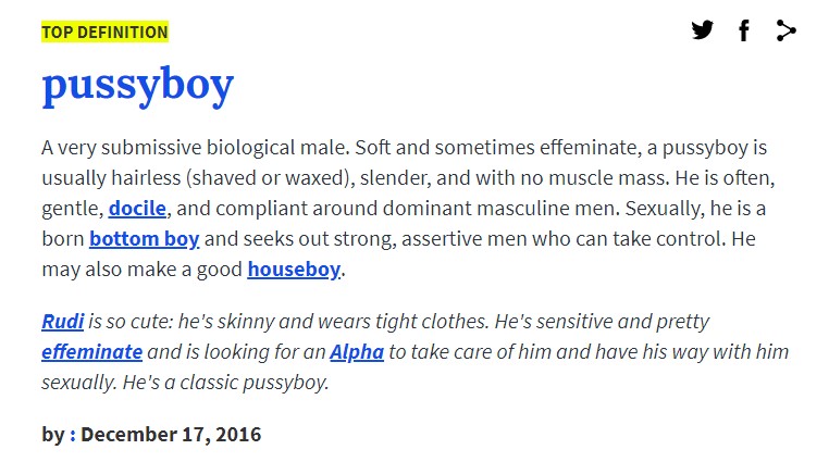 Boys pussy