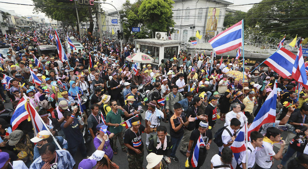 Протест в Таиланде вышел за пределы Бангкока