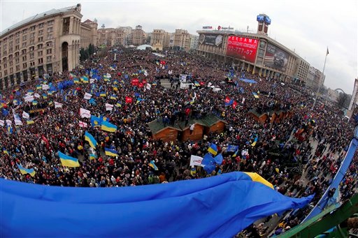 Протесты в Киеве продолжаются