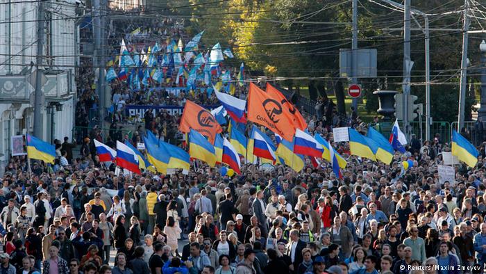 Марш мира в медиа: на Западе, на российском ТВ, на Украине
