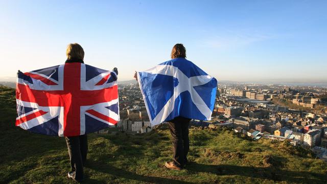 Великобритания не рассталась с Шотландией