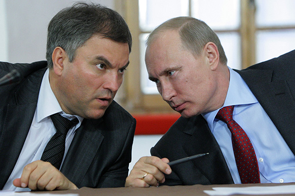 Путин пообещал расцеловать Володина: для начала достаточно, а потом посмотрим