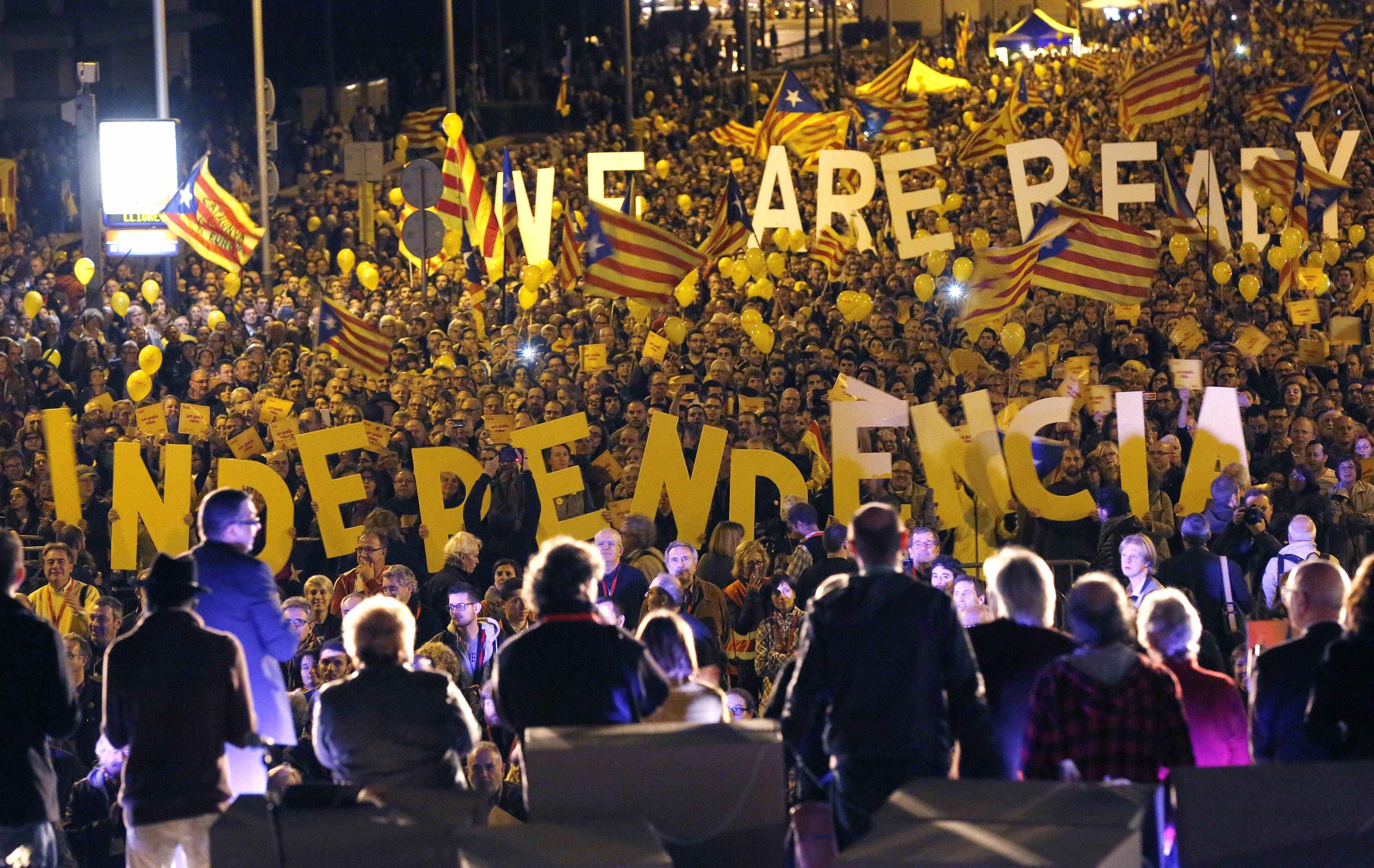 Каталония рвется из Испании: 80% за независимость