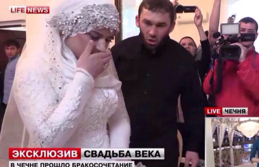 Чеченская «свадьба века»: грустная невеста, танцующий Кадыров и другие странности