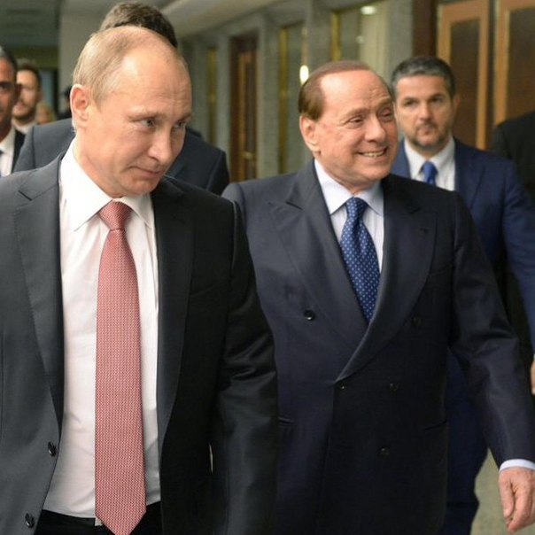 Путин и Берлускони провели выходные на Алтае