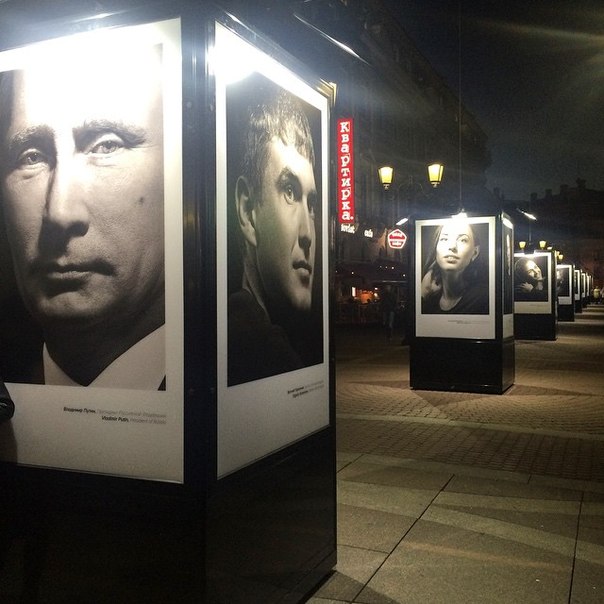 В Петербурге удивились фотографии Путина в аллее олимпийских чемпионов