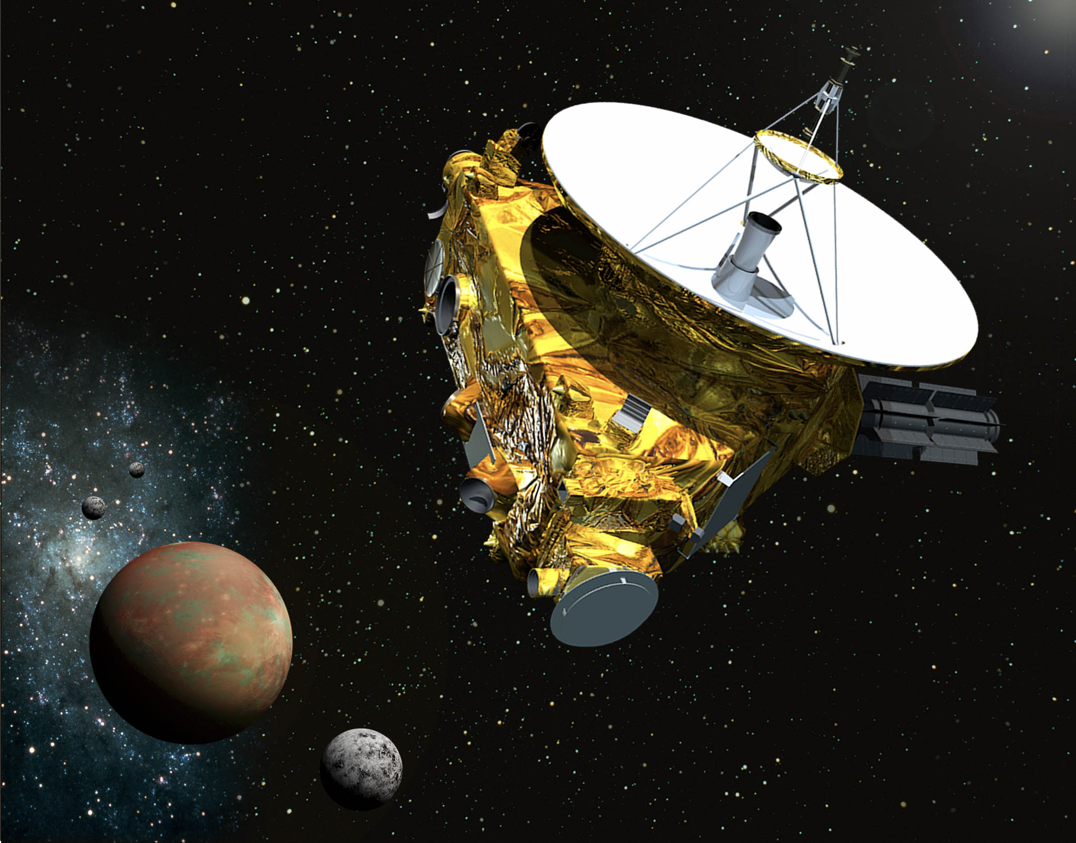 Зонд NASA показал снятый с близкого расстояния Плутон