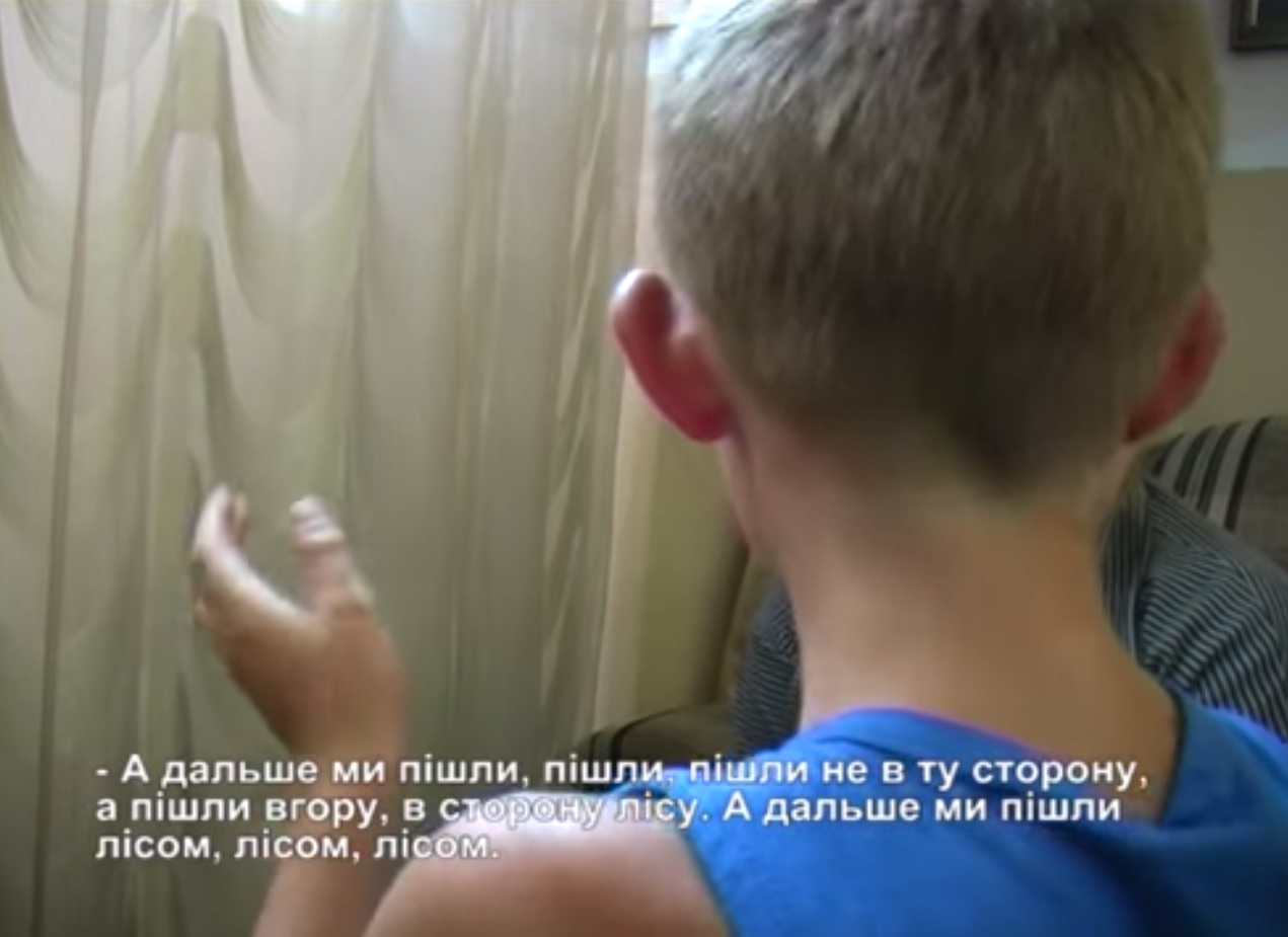 Видео: интервью 6-летнего заложника «Правого сектора» из Мукачево