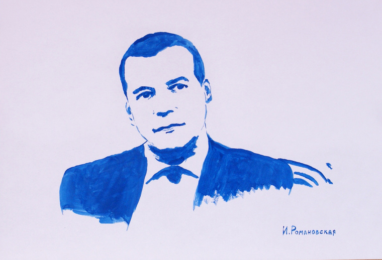 Путин, Медведев и еще 7 картин, нарисованных грудью