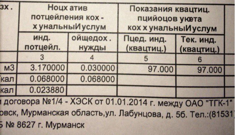 «К оплате цуй». Жителям Кировска пришли квитанции с опечатками в каждом слове