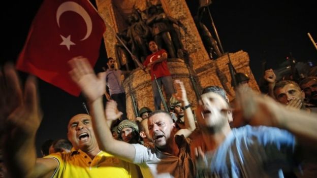 Попытка военного переворота в Турции. Хроника