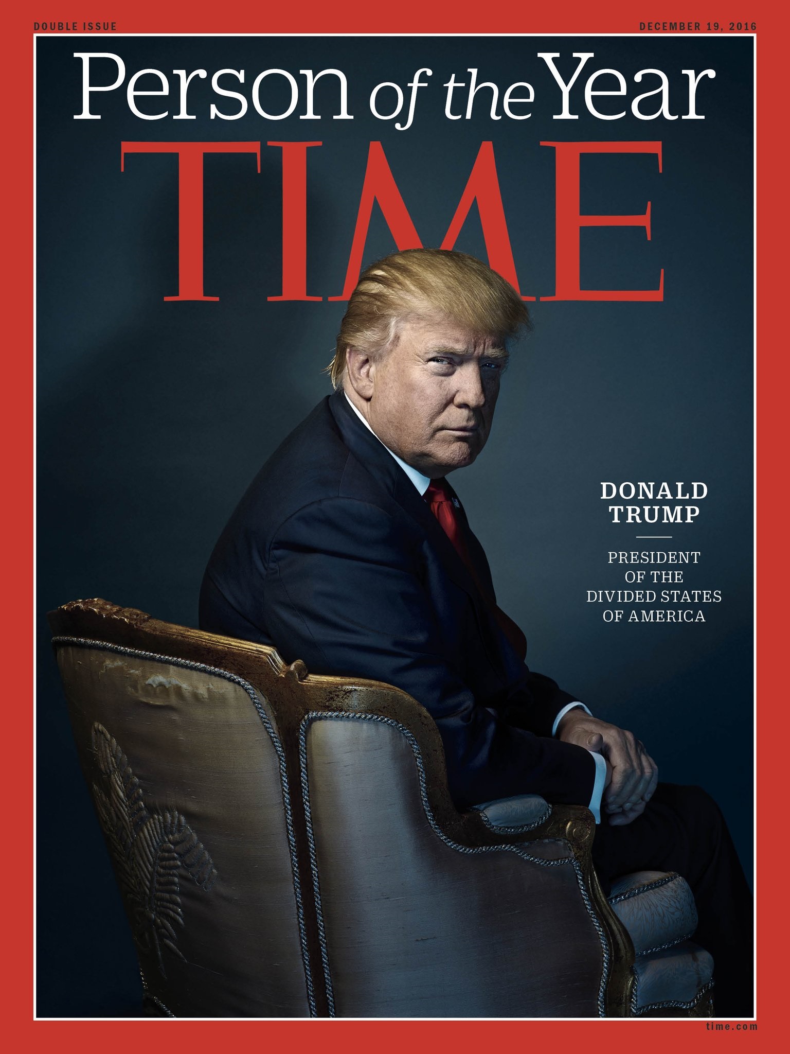 Журнал Time назвал Дональда Трампа человеком года