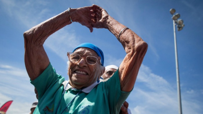101-летняя женщина стала победителем в беге на 100 метров, но это было несложно