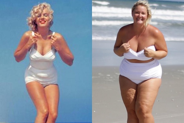 Бодипозитивщица придумала новый тип фото «до и после». Не про то, как похудеть, а наоборот