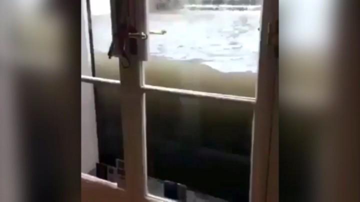 Видео: как выглядит «Ирма», если вы внутри магазина, который вот-вот затопит