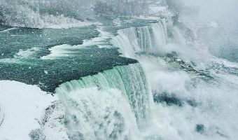 Ниагарские водопады замёрзли, и теперь мы знаем, где искать Нарнию в реальности