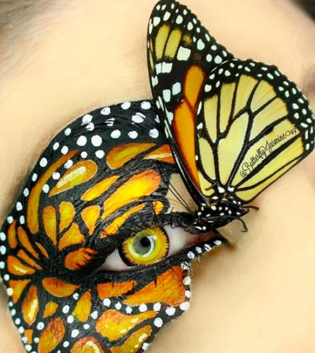 Как сделать макияж крылья бабочки thumbnail