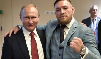 Конор Макгрегор сфотографировался с Путиным после финала ЧМ. Кажется, это фото интереснее, чем сам матч