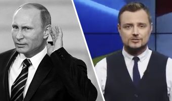 Украинский телеведущий поддержал грузинского коллегу. Он тоже записал видео с оскорблениями в адрес Путина