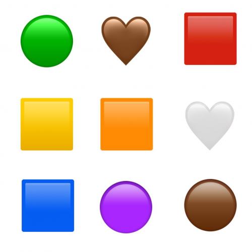 Emojipedia Apple iOS 13.2 Emoji Changelog Color Shapes