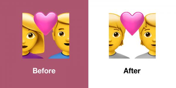 Emojipedia Apple iOS 13.2 Emoji Changelog Comparison Couple