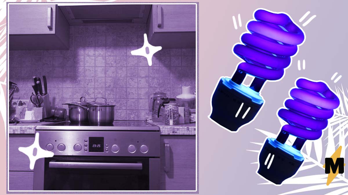 Парень показал свою кухню в ультрафиолете, и это мерзковатое зрелище