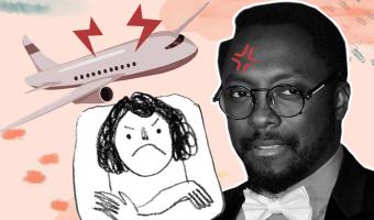 Фронтмен Black Eyed Peas пожаловался, что его обидели в самолёте, но зря. Ведь теперь его обижают в твиттере