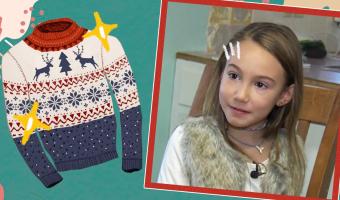 Девочка попросила у мамы уродливый рождественский свитер. Вышло так круто, что теперь все хотят себе такой же