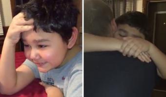 Маленький мальчик три года лечился от рака, и недуг отступил. И реакция ребёнка — памятник этой болезни