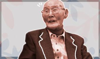 Японец-сладкоежка дожил до 112 лет и побил мировой рекорд. Потеряв зубы, он просто перешёл на заварной крем