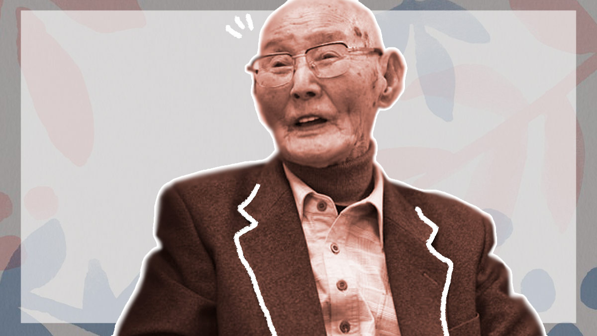 Улыбающийся японец дожил до 112 лет и попал в книгу рекордов. Во всём виновата улыбка