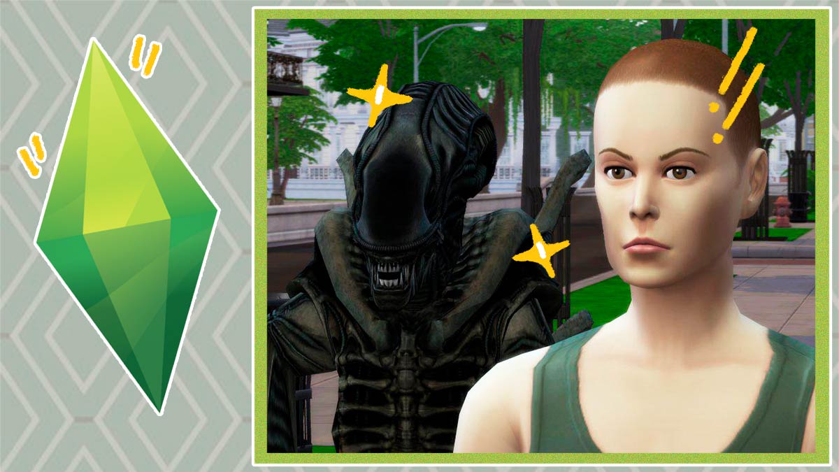 Эллен Рипли съехалась с Чужим. Это The Sims 4, и люди в восторге