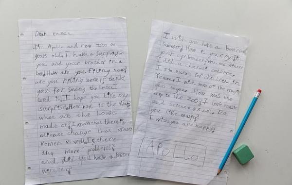 Мальчик написал девочке из Йемена, не ожидая ответа, но ошибся. И получил гораздо больше, чем просто отклик