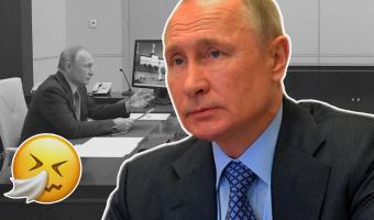 Путин сильно закашлялся на виртуальном саммите ЕАЭС. Видео взволновало журналистов, но Песков всех успокоил