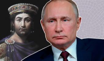 Автор мозаики с Путиным сравнил президента с императором Юстинианом, не подозревая, насколько велико сходство