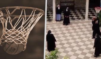 НБА пора подвинуться. Монахини Испании заскучали на карантине и одним видео показали, что такое тру-баскетбол