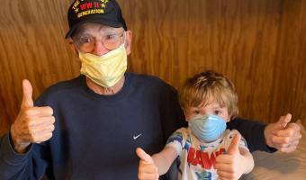 «Дедушка Билл довольно хардкорный»: 95-летний ветеран победил коронавирус — хватило одной недели на карантине