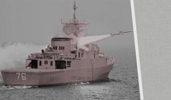 Иран по ошибке подбил собственный корабль. Судя по видео, мишенью для ракеты стали десятки моряков