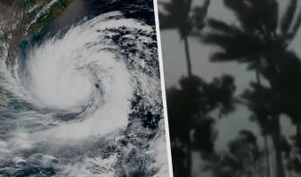 Супер-циклон превратил видео из Индии в фильм-катастрофу. Буря, снопы искр, оживший автобус – и людские жертвы