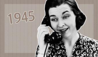 Что будет, если позвонить по номеру 1945? Телефон превратится в машину времени – нужно только знать добавочный