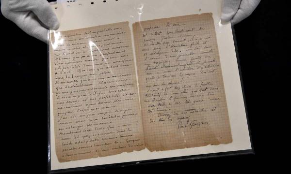 Письмо Ван Гога и Поля Гогена улетело на аукционе за 200 тысяч евро. Всех захватило его неприличное содержание