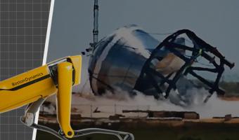 Робопёс Boston Dynamics проник в SpaceX Илона Маска. И обнюхал место взрыва космического корабля