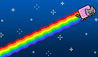 Nyan cat пробежал над Японией и взорвал няшностью твиттер. И это не фотошоп, а редкое природное явление