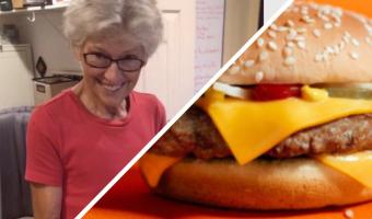 Старушка 24 года хранила бургер. Увидев идеальные хлеб и котлету на видео, люди перехотели обедать фастфудом