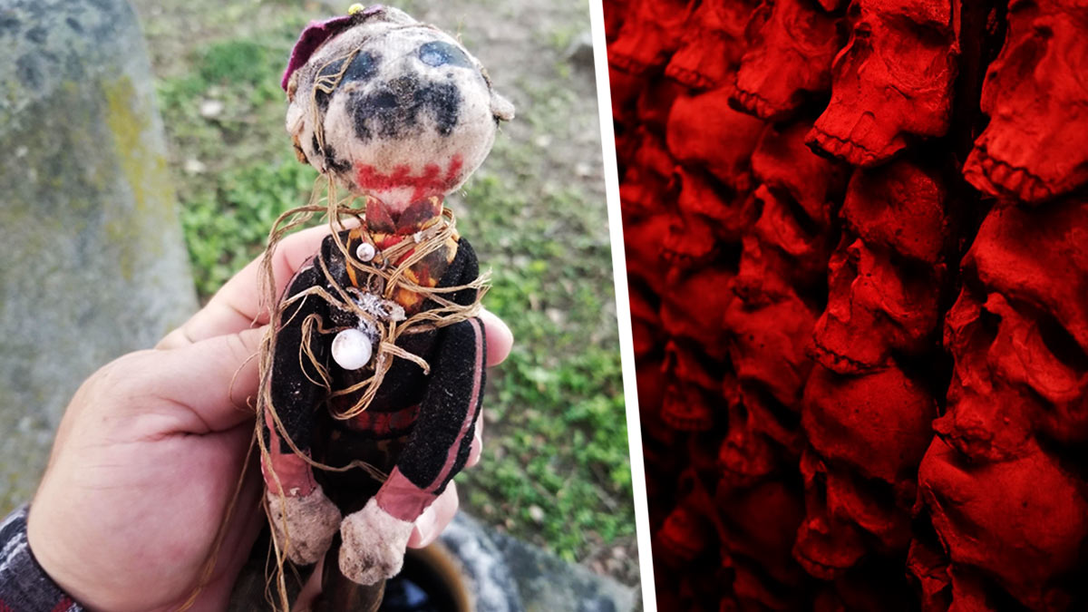 Жуткая история на Радоницу. В Балакове нашли куклу-вуду на кладбище