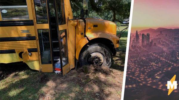 Школьник угнал автобус и показал GTA на минималках. Но этот СиДжей так юн, что людям остаётся его троллить