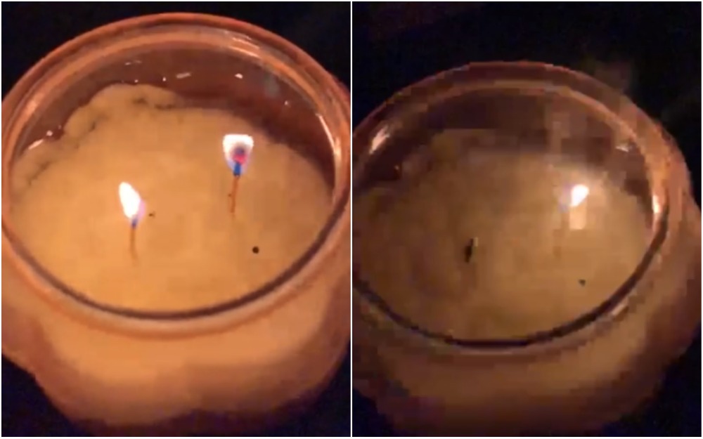 Парень показал самовозгорающуюся свечу, и это тру-делюминатор Дамблдора. Просто наука может не хуже Хогварстса