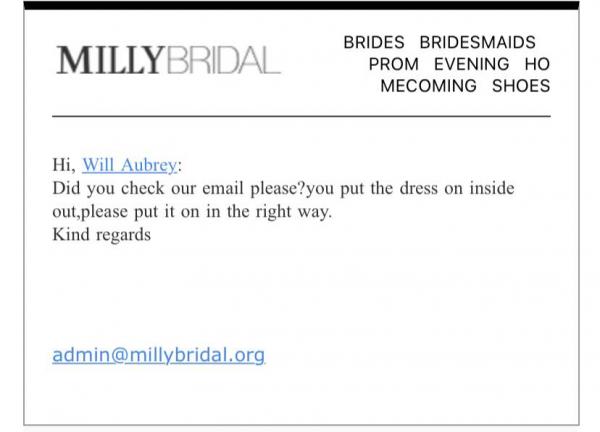 Невеста заказала ужасное свадебное платье, но зря пожаловалась продавцу. Ответ заставил её гореть от стыда