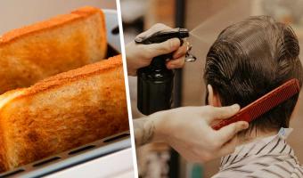 Как проверить, эффективно ли средство для защиты волос. Стилисту понадобился один тост, и результат поражает